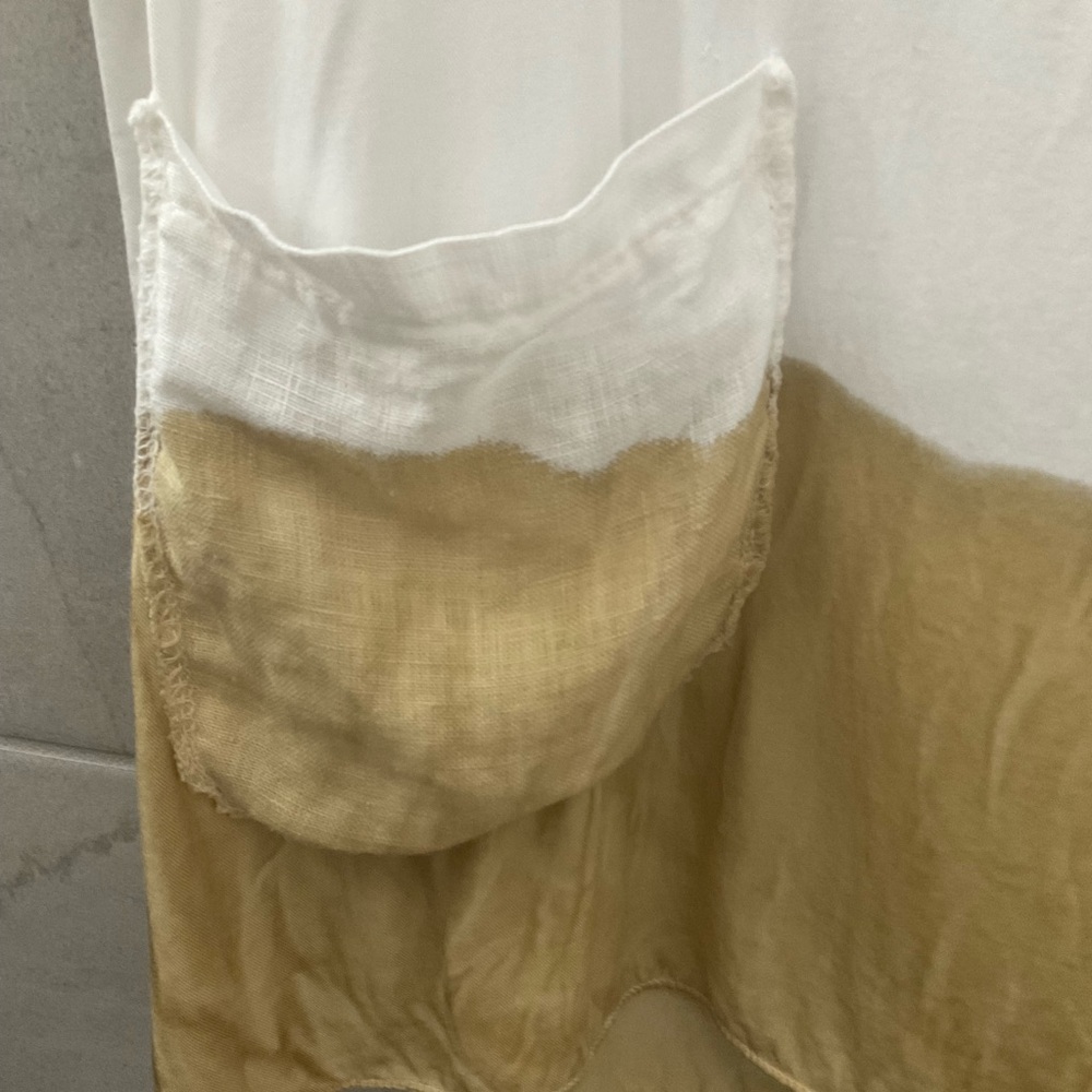 Liabella Made in Italy 100% Linen Top with Pockets - Picture 3 of 6